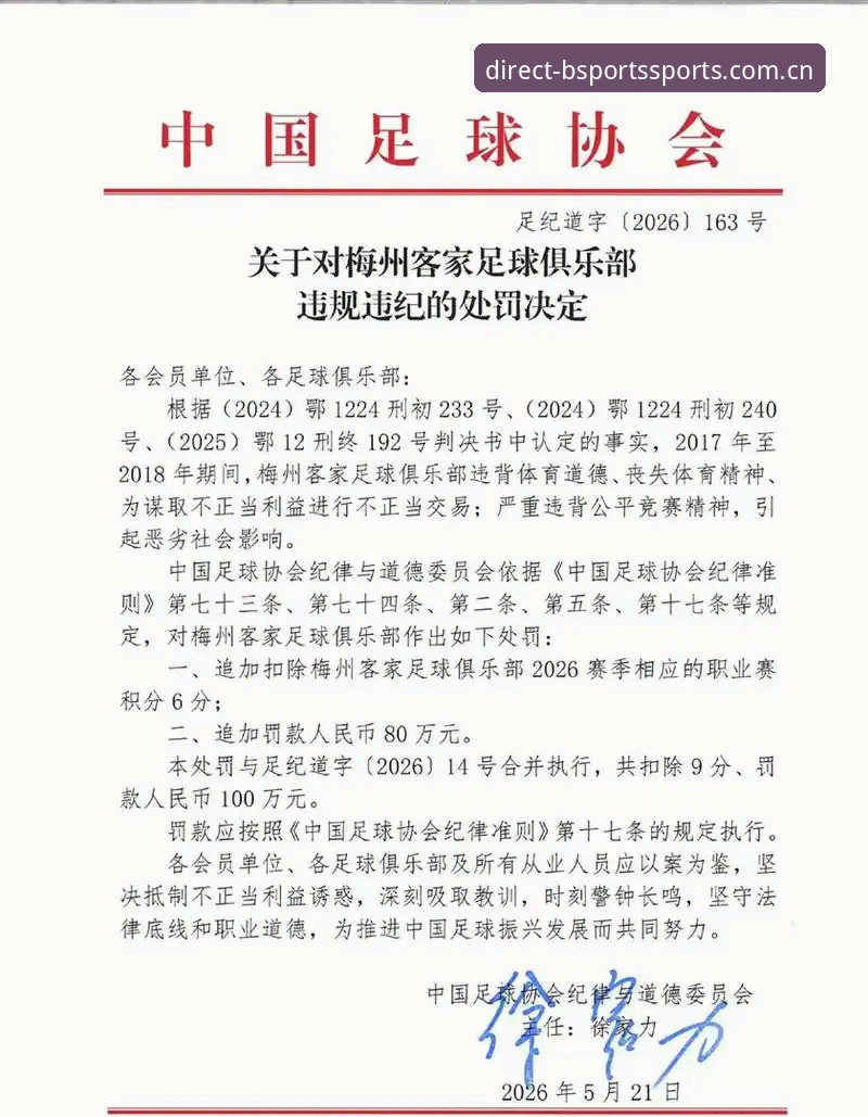b体育手机版 中国足协第三批禁足名单解读指南:站在B体育最新版视角看足球反腐风暴